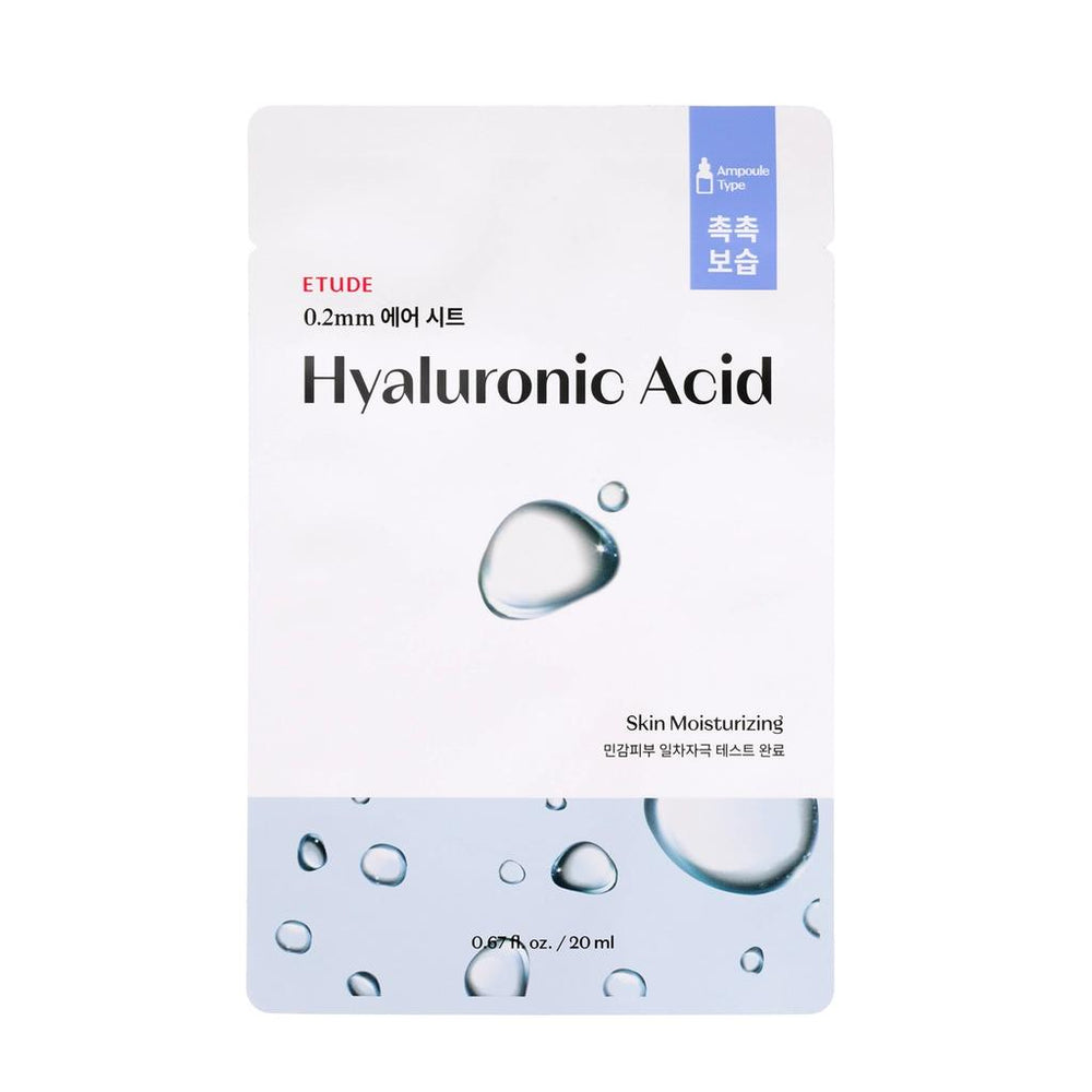 Etude Hyaluronic Acid Hydrating Sheet Mask for Plump Skin 20ml