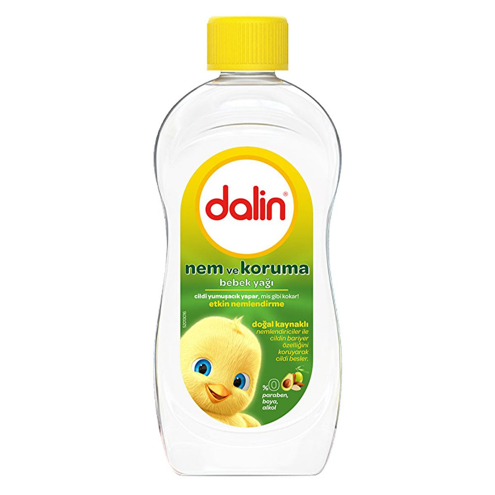 Dalin Natural Baby Oil with Avocado - Hypoallergenic Moisturizing Oil for Sensitive Skin, 10.14 fl oz - Face Cream