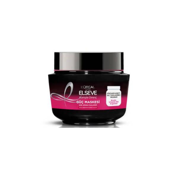 Elseve Anti-Hair Loss Hair Mask with Biotin & Vitamin B5 - 10.14 fl oz Nourishing Treatment for Hair Strength & - Hair Mask