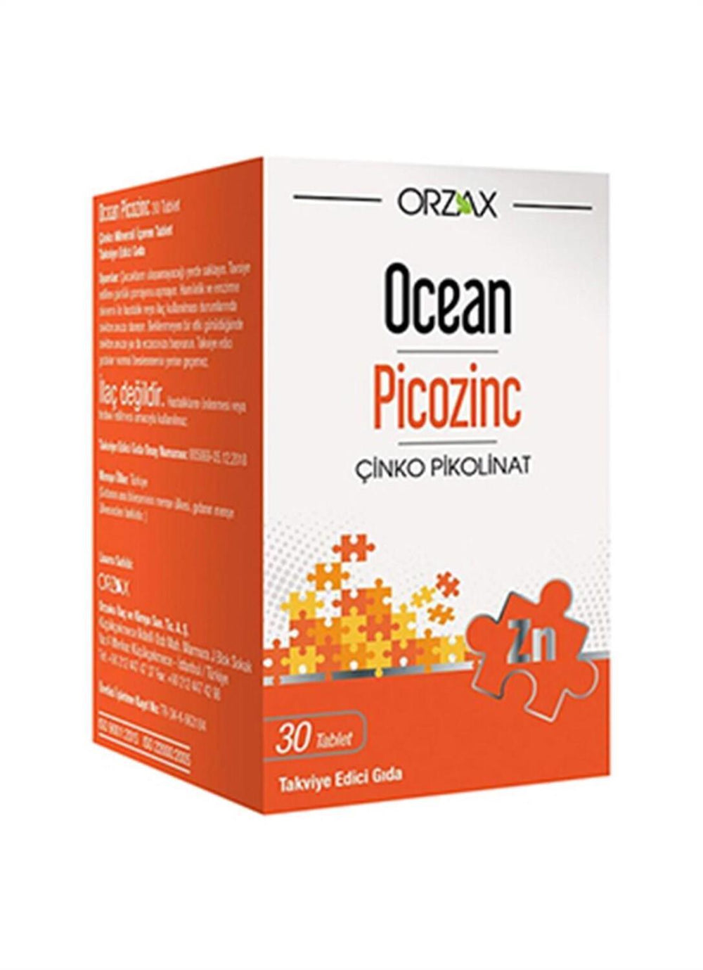 Ocean Picozinc Zinc Supplement Tablets - 30 Count, 15mg Zinc per Tablet for Immune System Support - image 3