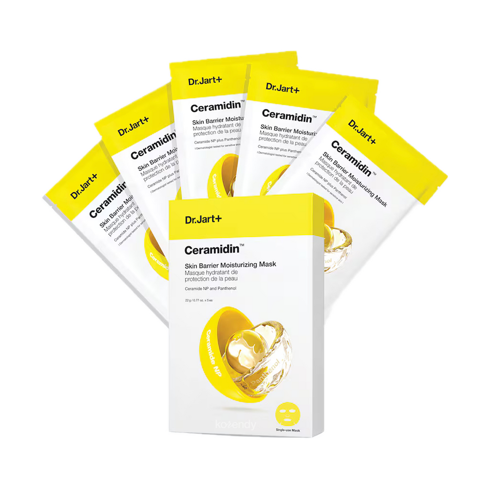 Dr.Jart+ Ceramidin Skin Barrier Moisturizing Mask 5-Pack 22g