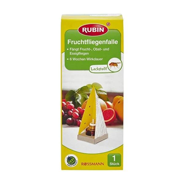Rubin Kitchen Fruit Fly Trap: 4-Pack Adhesive Traps for Indoor Use, Food-Safe Fly Catcher, Eliminates Fruit & Vinegar Flies Rubin Fruit Fly Trap: Effective Indoor Fly Killer - Food Safe fruit fly trap, vinegar fly trap, kitchen fly trap, indoor fly trap, fruit fly killer, adhesive fly trap, food-safe fly trap, drosophila trap, fruit fly lure, fly catcher indoor, fruit flies, vinegar flies, kitchen pest control, indoor pest control, adhesive traps, liquid attractant, home pest control, food safe, kitchen, pa