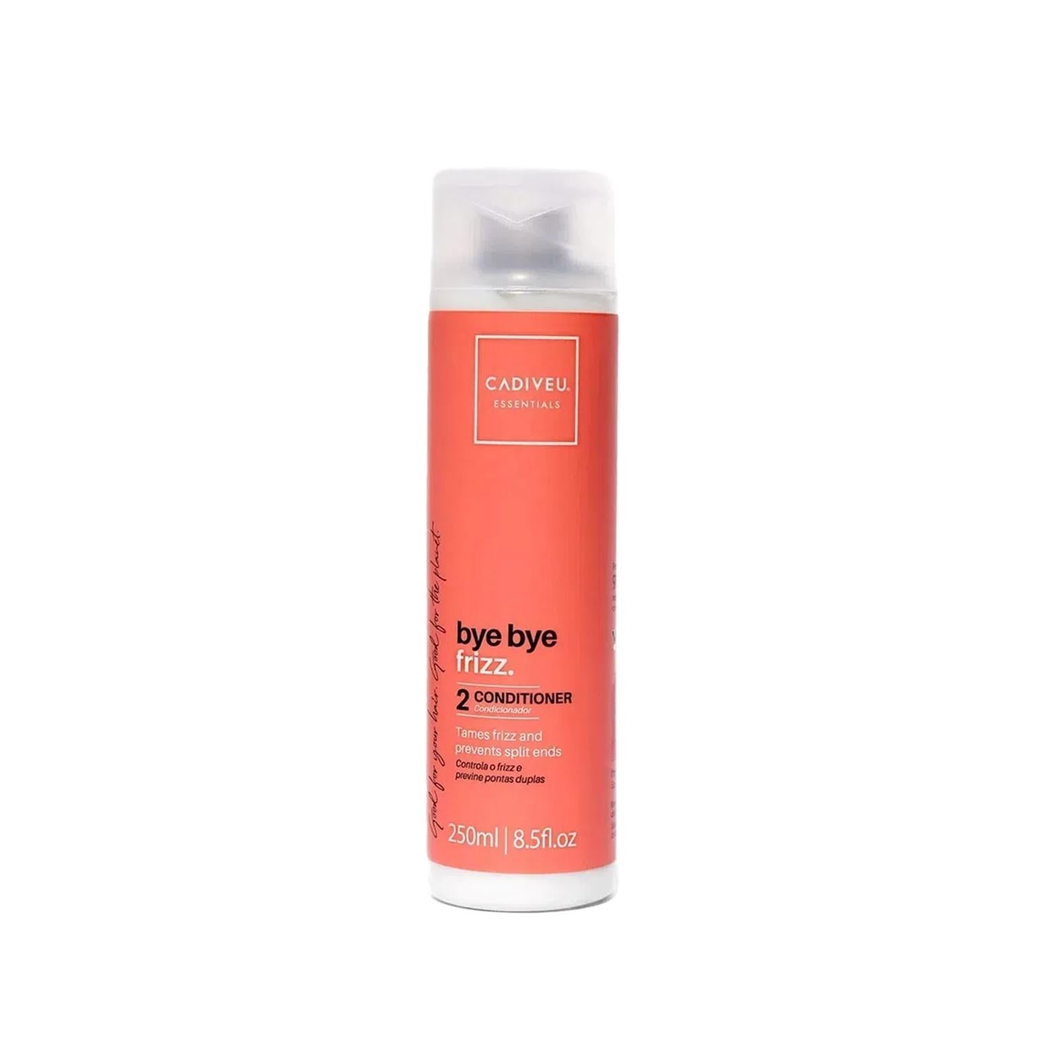 Cadiveu Essentials Bye Bye Frizz Hair Care Cream - 250ml Frizz Control & Smoothing Solution Cadiveu Bye Bye Frizz Hair Cream - 250ml Hair care cream, Frizz control, Cadiveu Essentials, Bye Bye Frizz, Hair smoothing product, Hair care, Cosmetic, Hair maintenance, Smoothing solution, Hair products