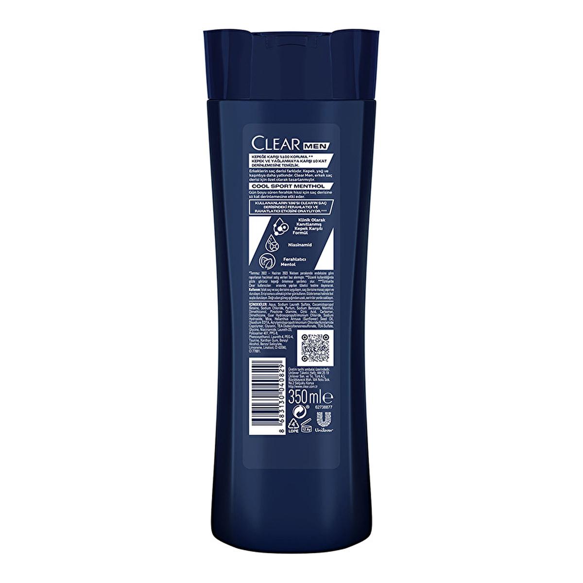 Clear Men Cool Sport Menthol Anti-Dandruff Shampoo - Itch Relief, Oily Scalp Control, Refreshing Menthol - 11.83 fl oz Clear Men Menthol Shampoo: Anti-Dandruff &amp; Itch Relief anti-dandruff shampoo for men, clear men shampoo, menthol shampoo, shampoo for oily scalp, itchy scalp shampoo, dandruff treatment for men, cooling shampoo, Clear Men Cool Sport Menthol, men&#39;s shampoo, anti-dandruff, menthol, oily scalp, itchy scalp, dandruff, cooling, hair care, men&#39;s grooming, scalp treatment, 3ZeroTech Technology, re