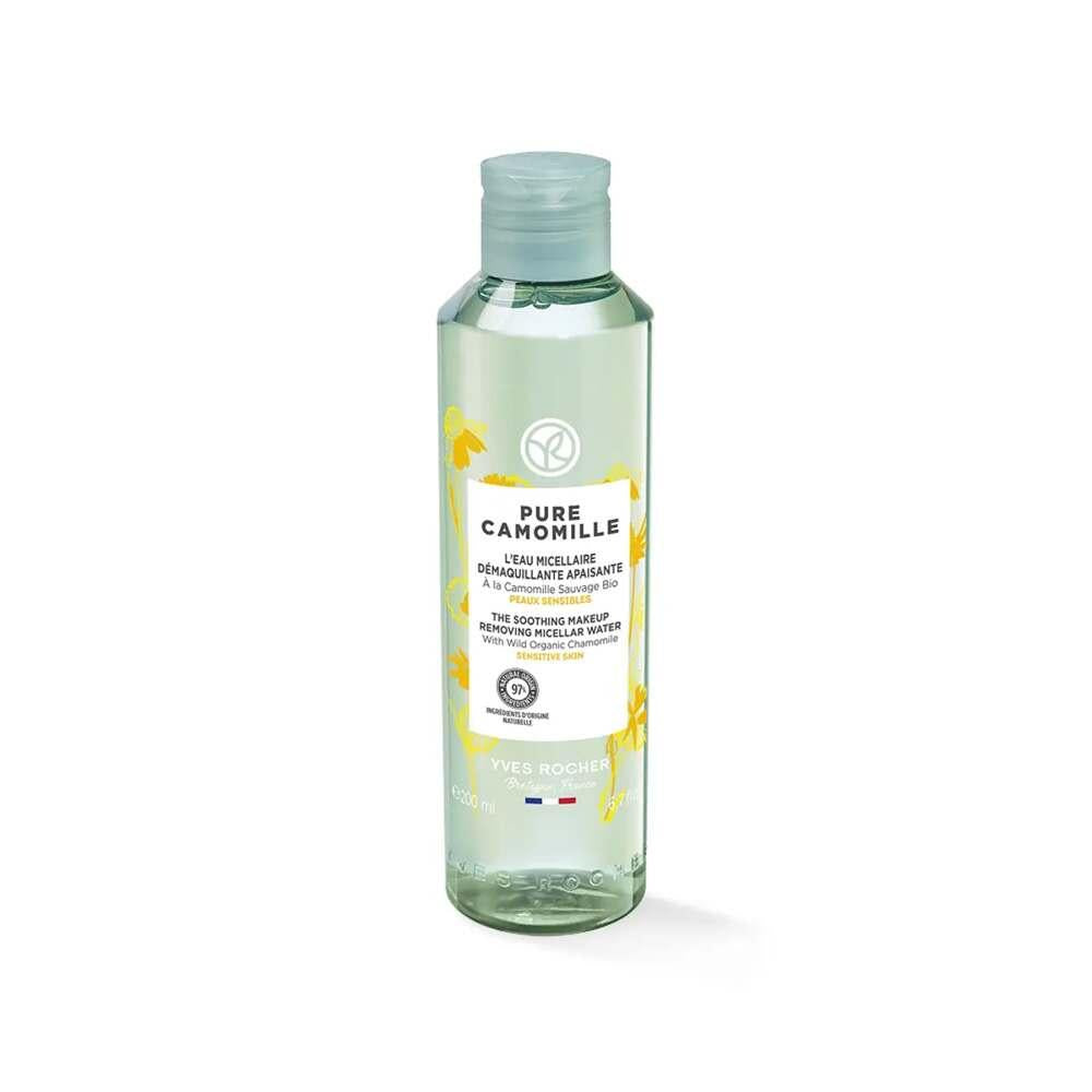 Pure Camomille Micellar Makeup Cleansing Water for Sensitive Skin - Gentle, Soothing, and Effective Makeup Removal Pure Camomille Micellar Water for Sensitive Skin micellar water, makeup remover, sensitive skin care, organic chamomile, gentle cleansing, skincare, natural skincare, cosmetic, beauty, dermatologically tested, pH balanced, no rinse, daily skincare, makeup removal, soothing skincare, calming skincare
