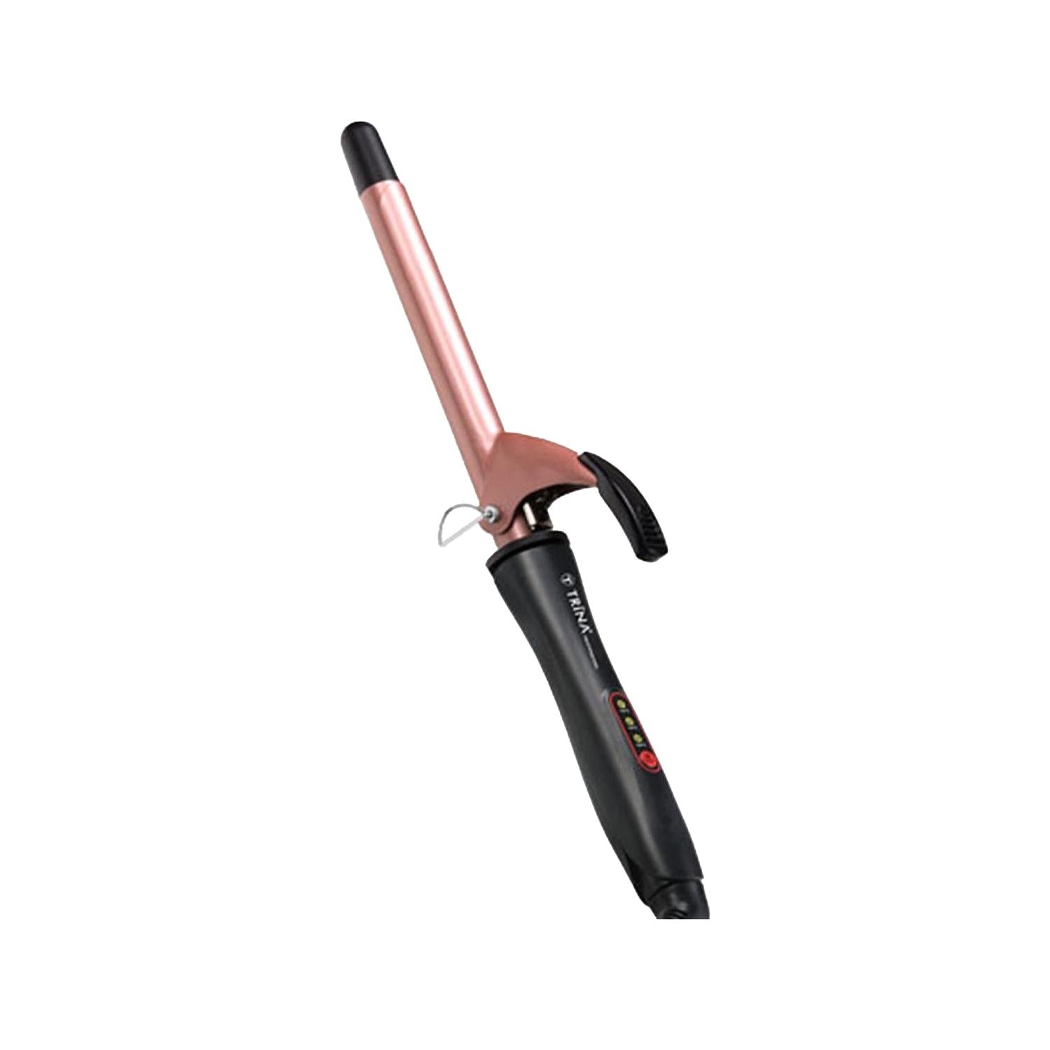 Trina Professional Bronze Hair Curling Iron 19mm - Salon-Quality Styling Tool Trina 19mm Bronze Hair Curling Iron - Professional Styling Trina Hair Curling Iron, Bronze Hair Curling Iron, 19mm Curling Iron, Professional Hair Styling Tools, Hair Curling Styling, Salon-Quality Hair Tools, Professional Grade Hair Curling Iron, Bronze Hair Styling Tools