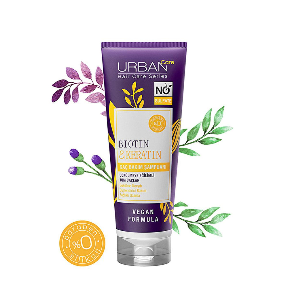 Urban Care Sulfate-Free Biotin & Keratin Anti-Hair Loss Shampoo for Nourished Hair - 8.45 fl oz - view 5