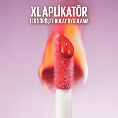 Maybelline Lifter Plump Lip Gloss - 004 Red Flag, Non-Sticky, Chili Pepper Extract for Plumping Maybelline Lifter Plump Lip Gloss - Non-Sticky & Plumping Maybelline Lifter Plump Lip Gloss, Lip Plumping Gloss, Red Flag Lip Gloss, Non-sticky Lip Gloss, Chili Pepper Extract Lip Care, Lip Care, Cosmetic, Beauty Products, Makeup, Lip Gloss, Plumping Lip Gloss, Non-sticky Finish, Easy Application, XL Applicator, Cosmetic Enhancement, Beauty Routine, Makeup Essentials, Lip Care Products