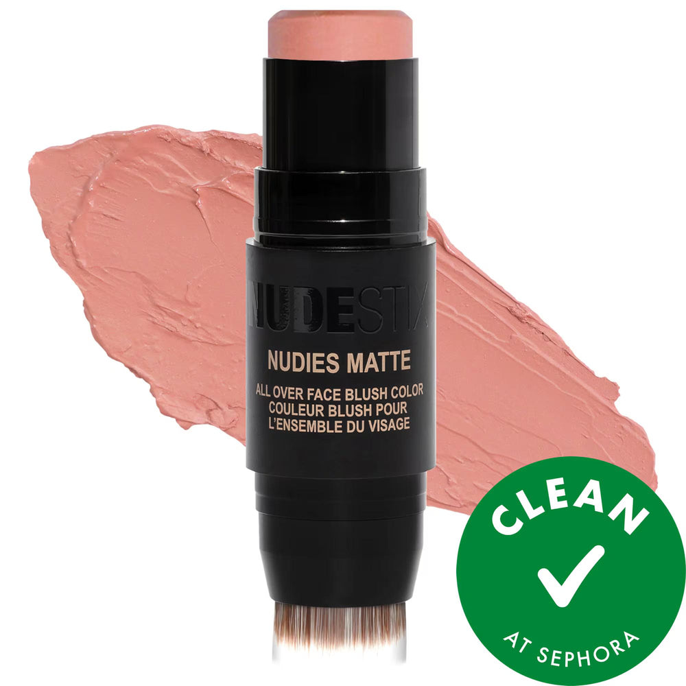 Nudies Cream Blush Stick - Vegan, Multi-Tasking Makeup for Cheeks, Eyes, Lips Nudies Cream Blush Stick - Vegan & Long-Lasting cream blush stick, vegan blush, cruelty-free makeup, multi-tasking makeup, natural looking blush, makeup for cheeks, eyes, lips, long-wear blush, hypoallergenic makeup, fragrance-free makeup, clean beauty, natural makeup, effortless beauty, beauty routine simplification