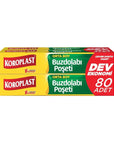 Koroplast Medium 3-in-1 Food Storage Bags 80 Count