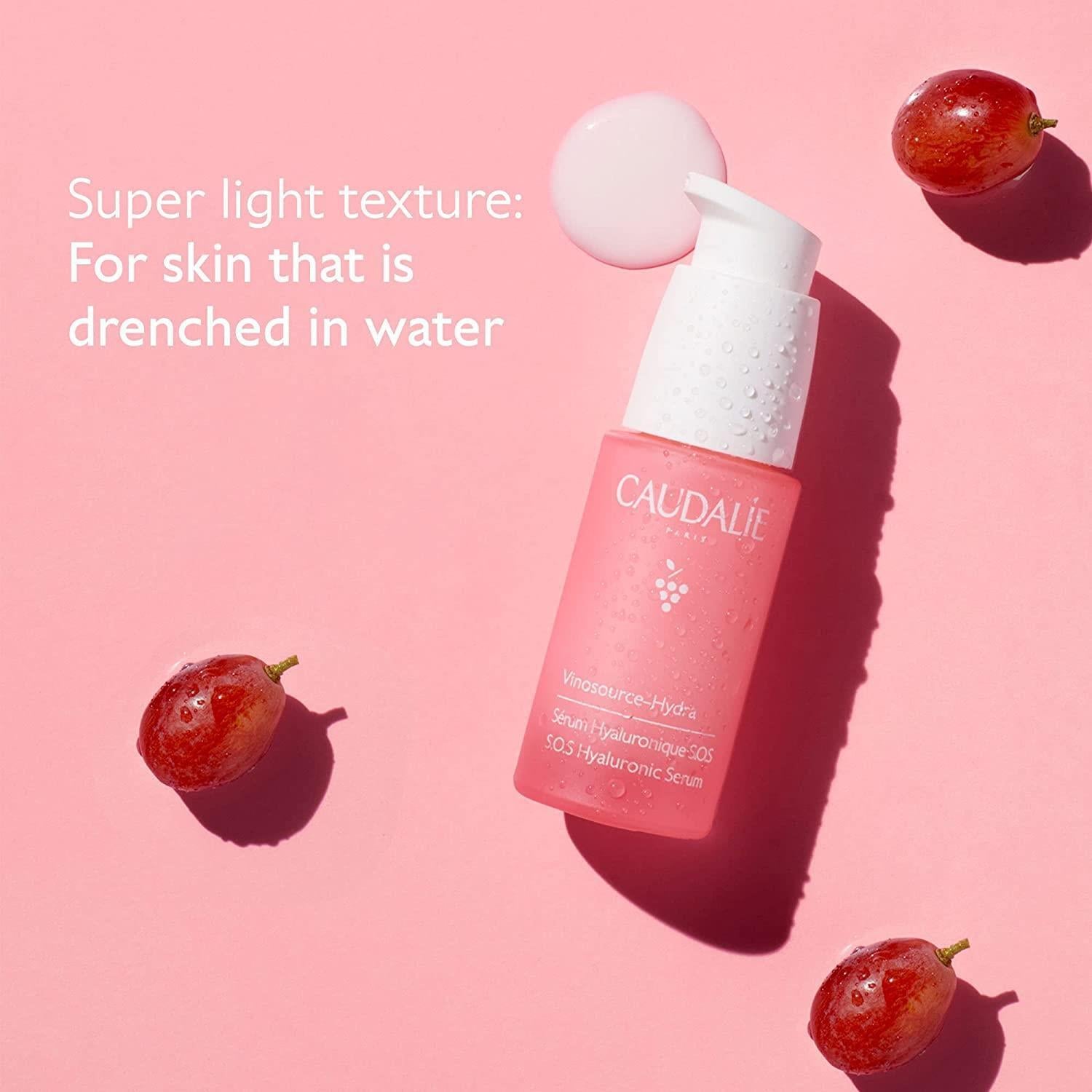 Caudalie Vinosource Hydra SOS Thirst Hydrating Serum - 1.01 fl oz, Hyaluronic Acid, Grape Extract Skincare Caudalie Vinosource Hydra SOS Thirst Hydrating Serum - 1.01 fl oz Hydrating Serum, Caudalie Vinosource, Grape Extract Skincare, Hyaluronic Acid Serum, Moisturizing Face Serum, Skincare, Natural Ingredients, Hydration, Antioxidant, Lightweight Serum, Non-Greasy, Daily Skincare, Dry Skin Solution, Dehydrated Skin, Skincare Routine, Healthy Skin, Glow Up, Skincare Essentials