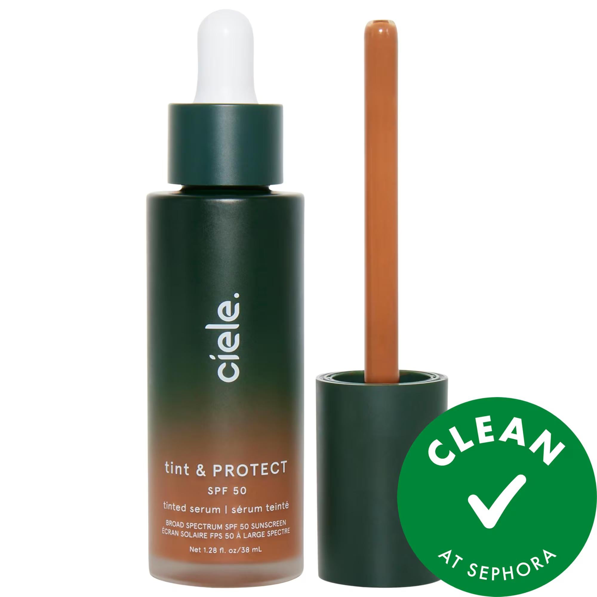 tint &amp; PROTECT - Vegan Tinted Serum Foundation with SPF 50+ - Medium Coverage, Cruelty-Free, Non-Comedogenic Vegan Tinted Serum Foundation SPF 50+ - tint &amp; PROTECT tinted serum foundation, SPF 50+ makeup, non-comedogenic foundation, vegan skincare, cruelty-free beauty products, clean beauty, antioxidant serum foundation, blue light protection makeup, medium coverage foundation, natural finish foundation, liquid foundation, vegan beauty products, eco-friendly cosmetics, skincare-infused makeup, face makeup, 