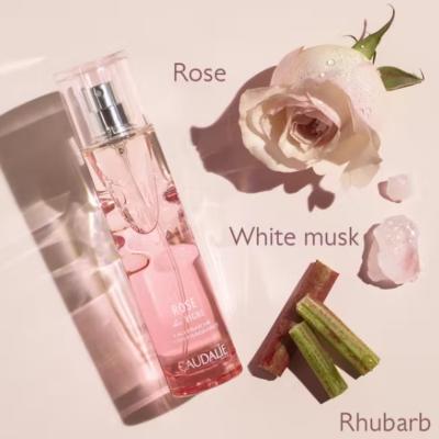 Caudalie Rose de Vigne: Delicate Rose Perfume - Floral Fragrance with Grapefruit, Magnolia & Lily Notes - 50ml Caudalie Rose Perfume: Floral Fragrance - Shop Now rose perfume, floral fragrance, Caudalie perfume, women's perfume, Gül Aromalı Parfüm, rose and grapefruit perfume, magnolia and lily perfume, musk and woody amber perfume, French perfume, natural perfume, rose scent, 50ml perfume, travel perfume, everyday perfume, rhubarb perfume, grapefruit perfume, magnolia perfume, lily perfume, musk perfume, a