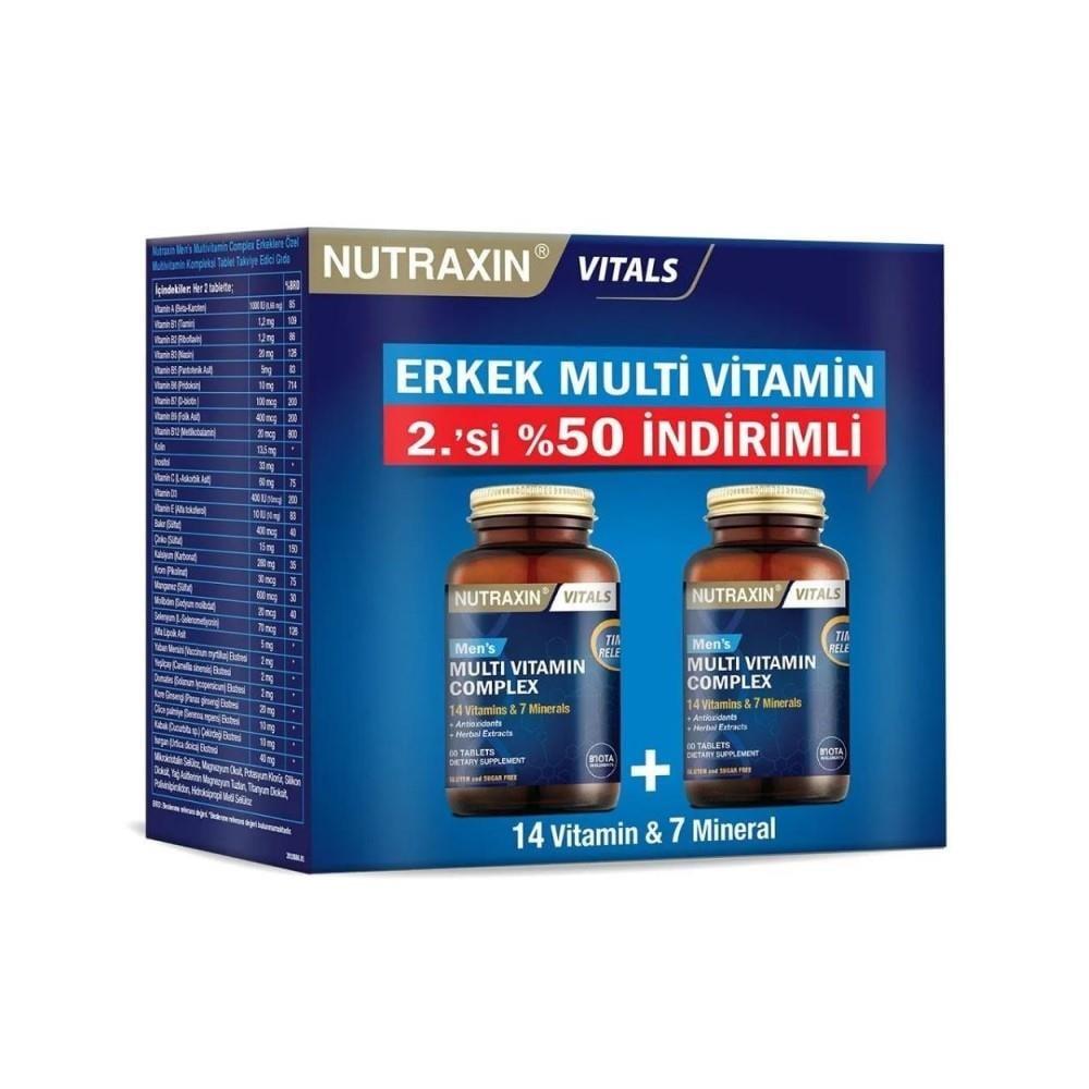 nutraxin multivitamin complex for men 2 pack, nutraxin multivitamin ingredients Nutraxin Multivitamin & Mineral Complex For Men - 120 Tablets | 2-Pack Nutraxin Multivitamin Complex for Men - 120 Tablets nutraxin, multivitamin, mineral-complex, mens-health, dietary-supplement, tablets, nutritional-support, health, vitamins, ai-generated