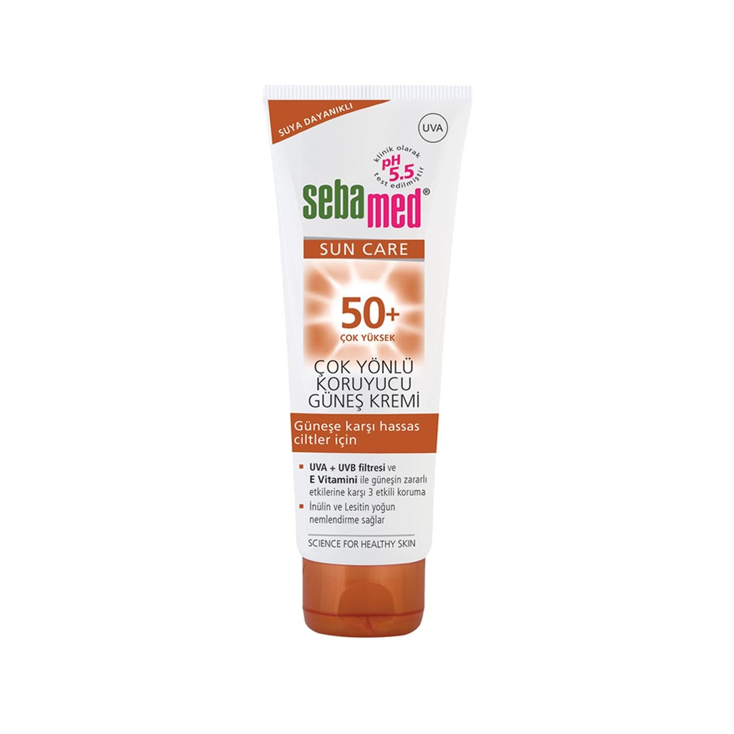 Sebamed SPF 50 Sunscreen Lotion - Broad-Spectrum Protection for Sensitive Skin - 2.54 fl oz Sebamed SPF 50 Sunscreen Lotion - Broad-Spectrum Protection SPF 50 sunscreen, Sebamed sun cream, multi-purpose sun protection, sensitive skin sunscreen, broad-spectrum sun lotion, sunscreen lotion, sun protection, skin care, dermatologically tested, gentle sunscreen, outdoor enthusiasts, daily sun protection