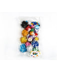 Lino Ponpon Craft Ponpon Set - 40 Assorted Metallic Ponpons for Arts & Crafts Projects