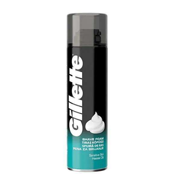 Gillette Shaving Cream for Sensitive Skin: Smooth, Irritation-Free Shave - 200ml Can Gillette Shaving Cream: Smooth Shave for Sensitive Skin shaving cream sensitive skin, Gillette shaving foam, shaving cream for men sensitive, best shaving cream for sensitive skin, smooth shave cream, sensitive skin shaving, men&#39;s shaving cream, 200 ml shaving cream, shaving cream, sensitive skin, Gillette, shaving foam, men&#39;s shaving, smooth shave, irritation-free shave, comfortable shave, grooming, skincare, personal care