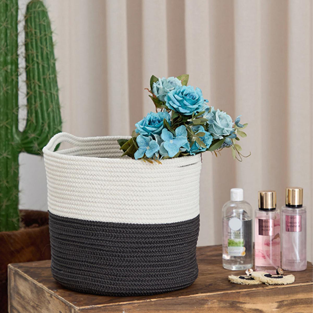 Coco Clementine Handwoven Jute Basket - Eco-Friendly, Multi-Purpose Storage Solution for Home Decor - view 7