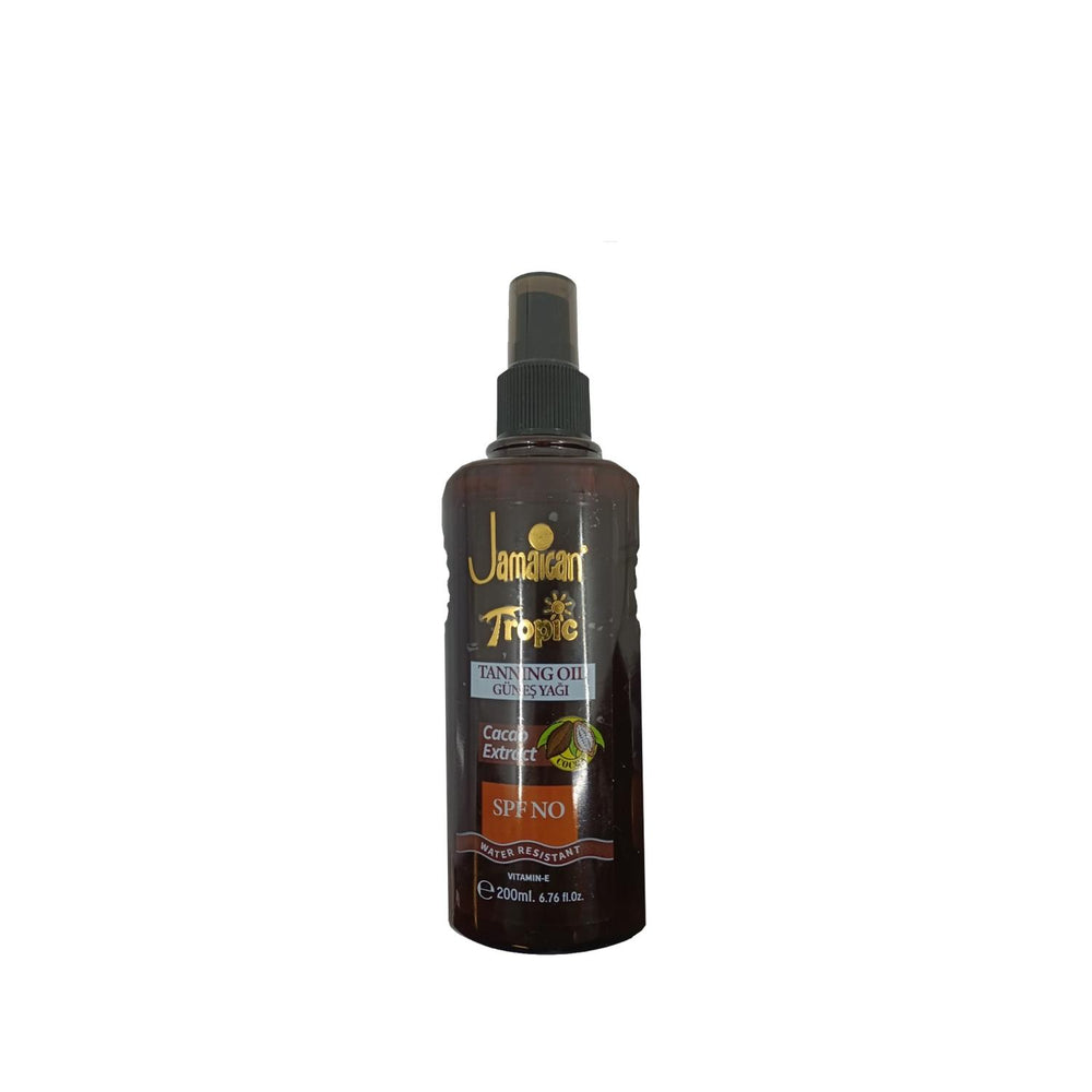 Jamaican Tropic Sunscreen Oil with SPF & Kakao - 200ml, Tropical Scented Protection Jamaican Tropic Sunscreen Oil SPF 200ml - Tropical Scented Jamaican Tropic Sunscreen Oil, Cocoa Sunscreen SPF, Tropical Scented Sunscreen, SPF Sunscreen Oil 200ml, Kakao Sunscreen, Sunscreen for Outdoor Activities, Moisturizing Sunscreen, Tropical Scented Skincare, Sun Protection Products, Beach Essentials, Hiking Gear, Skincare with SPF