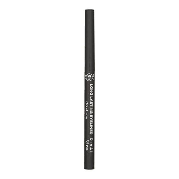 Rival Loves Me Long Lasting Eyeliner No:06 Stone - Dermatologically & Ophthalmologically Tested Makeup Rival Loves Me Long Lasting Eyeliner No:06 - Safe & Lasting Eye Makeup Long Lasting Eyeliner, Dermatologically Tested Makeup, Ophthalmologically Tested Eyeliner, Smooth Eyeliner Application, Stone Eyeliner No:06, Eye Makeup, Cosmetic, Makeup Essentials, Sensitive Skin Friendly, All Day Wear, Eye Definition, Makeup for Sensitive Eyes