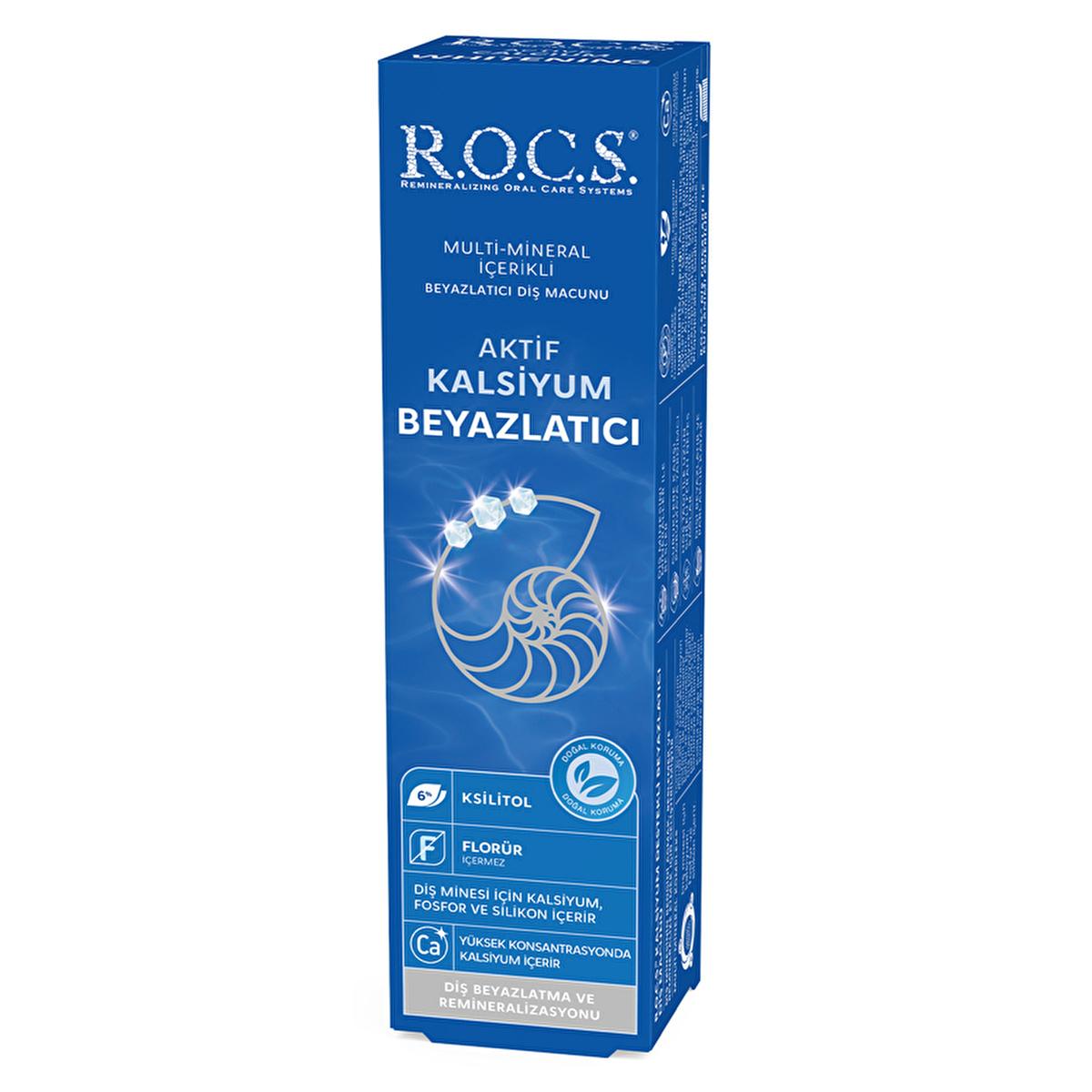 rocs whitening toothpaste tube, rocs active calcium extra whitening toothpaste, toothpaste for brightening teeth Rocs Active Calcium Extra Whitening Toothpaste - Brighten and Protect | 94g Rocs Whitening Toothpaste with Active Calcium - 94g toothpaste, whitening, oral-care, rocs, dental-health, active-calcium, non-fluoride, sensitive-teeth, beauty, ai-generated