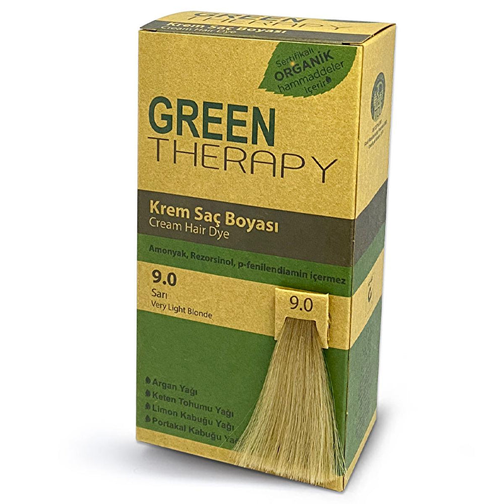 Green Therapy Ammonia-Free Argan Oil Hair Dye - Nourishing, Chemical-Free Hair Color for Natural Look - Hair Dye