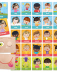 Headu Montessori Flashcards for Toddlers - Emotional Intelligence & Action Learning Cards (1-4 Years) Headu Montessori Flashcards for Emotional Intelligence Montessori flashcards, toddler learning tools, emotional intelligence for children, textured educational cards, early childhood development toys, child development, educational toys, learning through play, Montessori method, Italy-made products