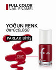 Flormar Full Color High-Pigment Nail Polish FC09 Neo Love Story