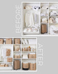 Ocean Home Jute Storage Box with Lid - Stylish Decorative Box for Organizing and Storing Items