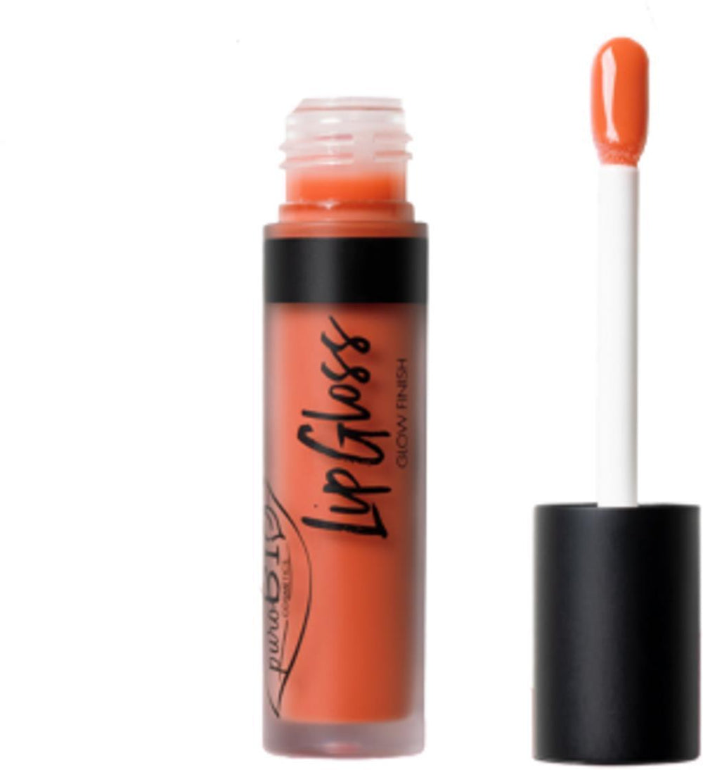 Purobio Organic Lip Gloss 03 - Moisturizing, Non-sticky, Coconut Oil Lip Care - Lip Gloss