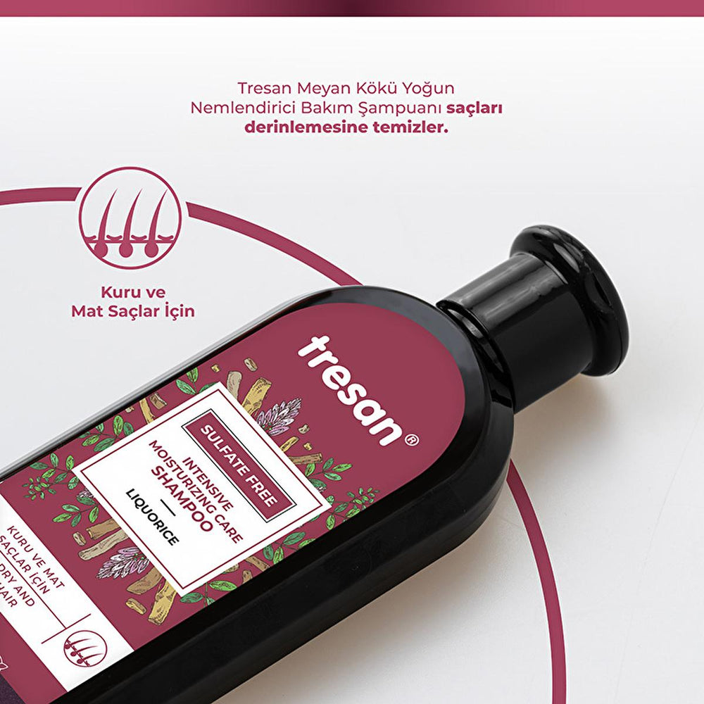 Tresan Sulfate-Free Shampoo with Licorice Root Extract - Moisturizing, Gentle, Natural Hair Care - 10.14 fl oz - view 4