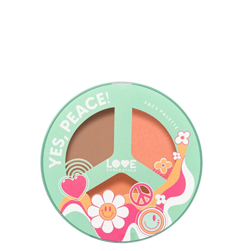 Love Generation Yes, Peace! 01 Beach Bebe Face Palette