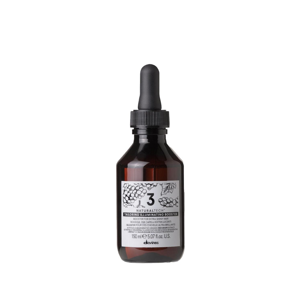 Davines NaturalTech Tailoring Booster 3 Illuminating Hair Care Product - 150ml, Natural Hair Illumination & Enhancement Davines NaturalTech Tailoring Booster 3 - Natural Hair Illumination Davines NaturalTech, Hair Illuminating Product, Natural Hair Care, Tailoring Booster 3, Davines Hair Products, Hair Care, Natural Ingredients, Hair Shine, Hair Vitality, Premium Hair Care