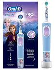 Oral-B Electric Toothbrush for Kids - D100 Frozen Edition, Rechargeable, Gentle Cleaning, 2 Brushing Modes - Toothpaste