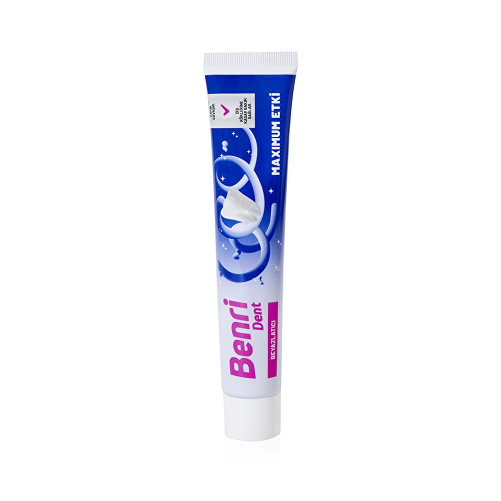 Benri Whitening Toothpaste with Fluoride & Natural Clove Oil - 75ml, Non-Abrasive, Fresh Breath, Cavity Protection - view 2