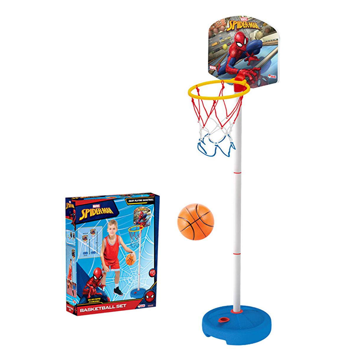 Dede Oyuncak Spiderman Kids Basketball Hoop Set - Adjustable Height, Safe &amp; Fun Indoor/Outdoor Game for Children Spiderman Kids Basketball Set - Adjustable Height, Fun for Kids Spiderman basket set, kids basketball hoop, adjustable height basketball toy, children&#39;s basketball set, Spiderman toy, indoor basketball hoop, outdoor basketball game for kids, basketball set, kids basketball, adjustable basketball hoop, Spiderman, toy, sports, active play, outdoor toys, indoor toys, gifts for kids, birthday gift, S