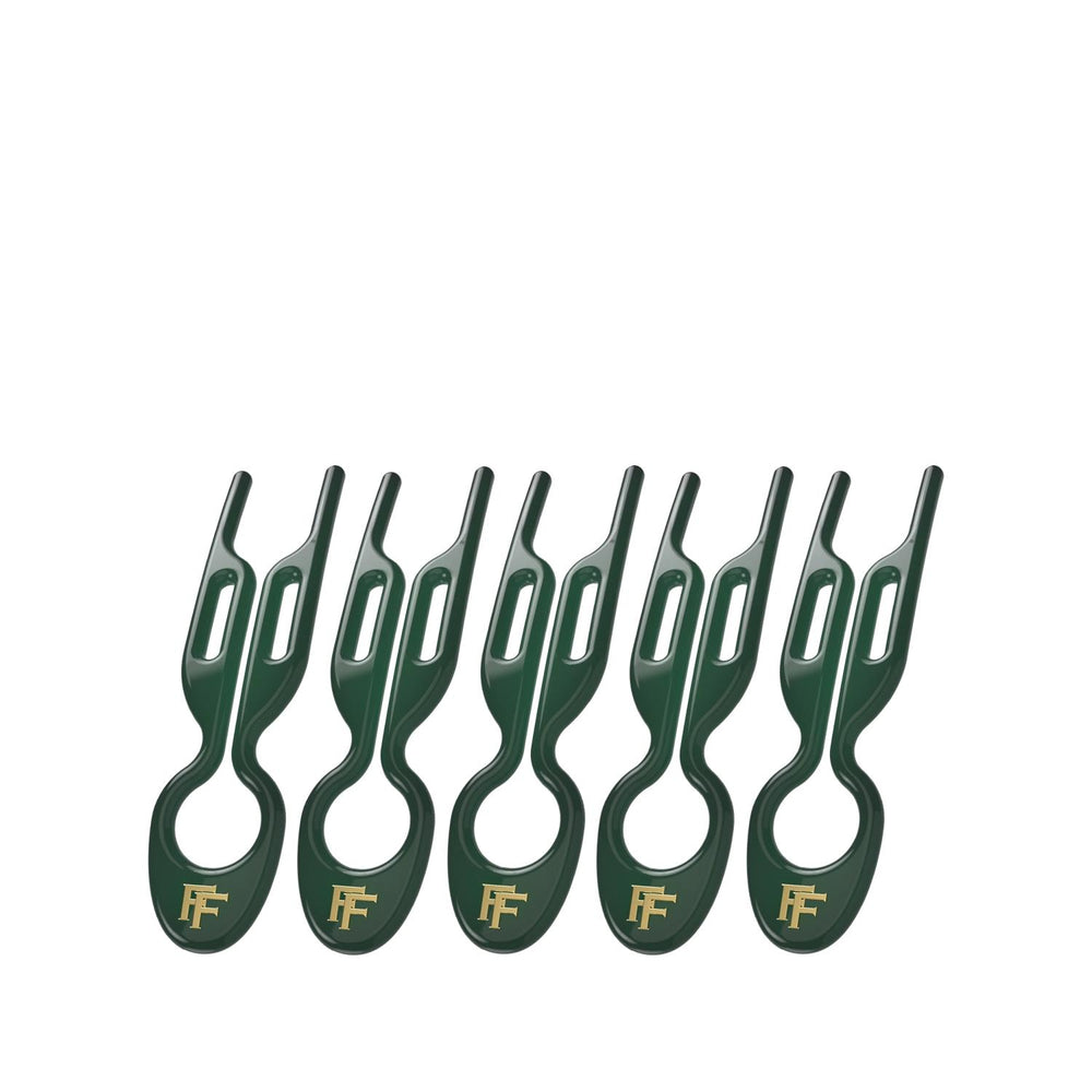 Fiona Franchimon No. 1 Hairpin Emerald Green 5 Pack