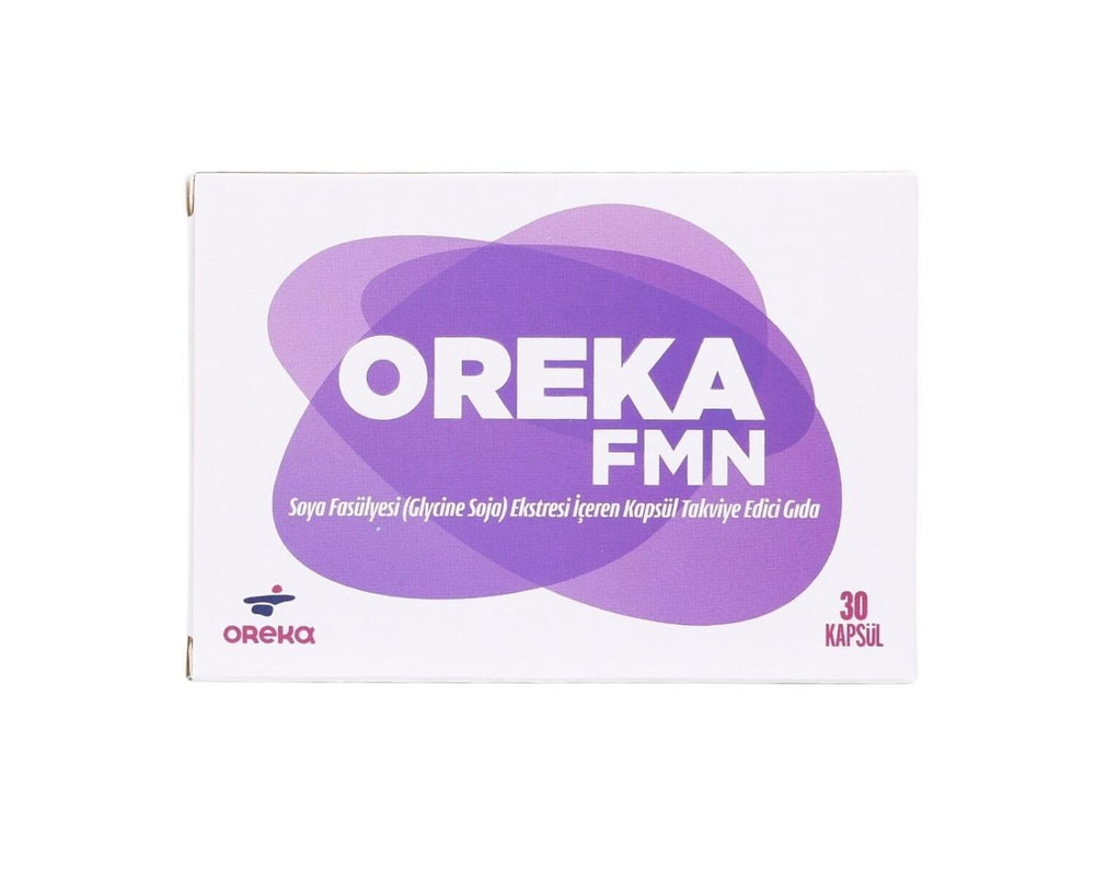 Oreka FMN Soybean Extract Supplement: Natural Menopausal Symptom Relief, Phytoestrogens, 30 Capsules Oreka Soybean Extract: Natural Menopause Symptom Relief soybean extract supplement, soya bean capsules, menopausal symptom relief, natural health supplement, phytoestrogen supplement, FMN soy extract, soy isoflavones, women's health supplement, menopause relief, hot flashes, night sweats, mood swings, women's health, soy isoflavones supplement, natural menopause support, phytoestrogens, soy extract, menopaus