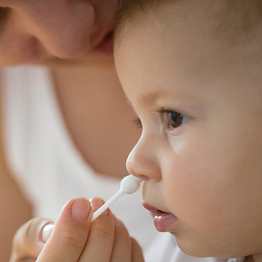 Babyjem Baby Cotton Swabs - Safe & Hygienic Infant Ear Cleaning, 60 Count - Baby Care