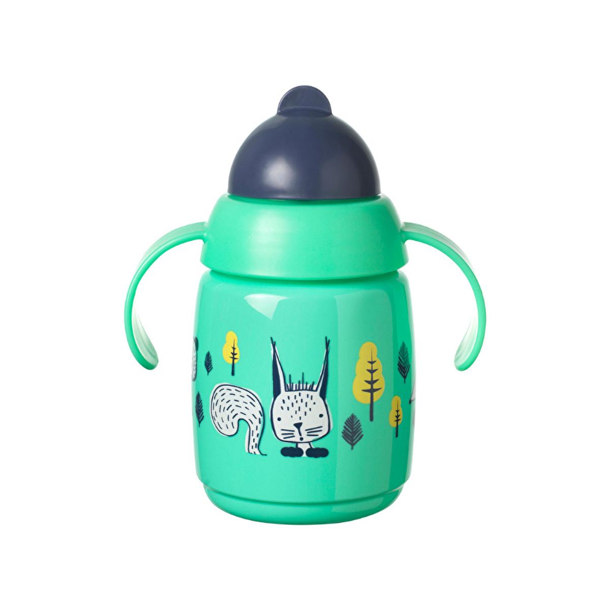 Tommee Tippee Baby Training Cup with Straw, 300ml Green Sippy Cup for Babies - Easy Drinking, Safe &amp; Practical Tommee Tippee Baby Training Cup - 300ml Green Sippy Cup baby training cup, sippy cup with straw, Tommee Tippee, baby feeding products, green baby cup, baby products, parenting essentials, sippy cups, baby gifts, newborn supplies