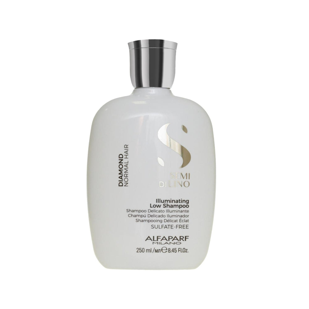 Alfaparf Semi Di Lino Diamond Illuminating Low Shampoo 250ml - Gentle, Luxurious Hair Care for Vibrant Shine - Shampoo