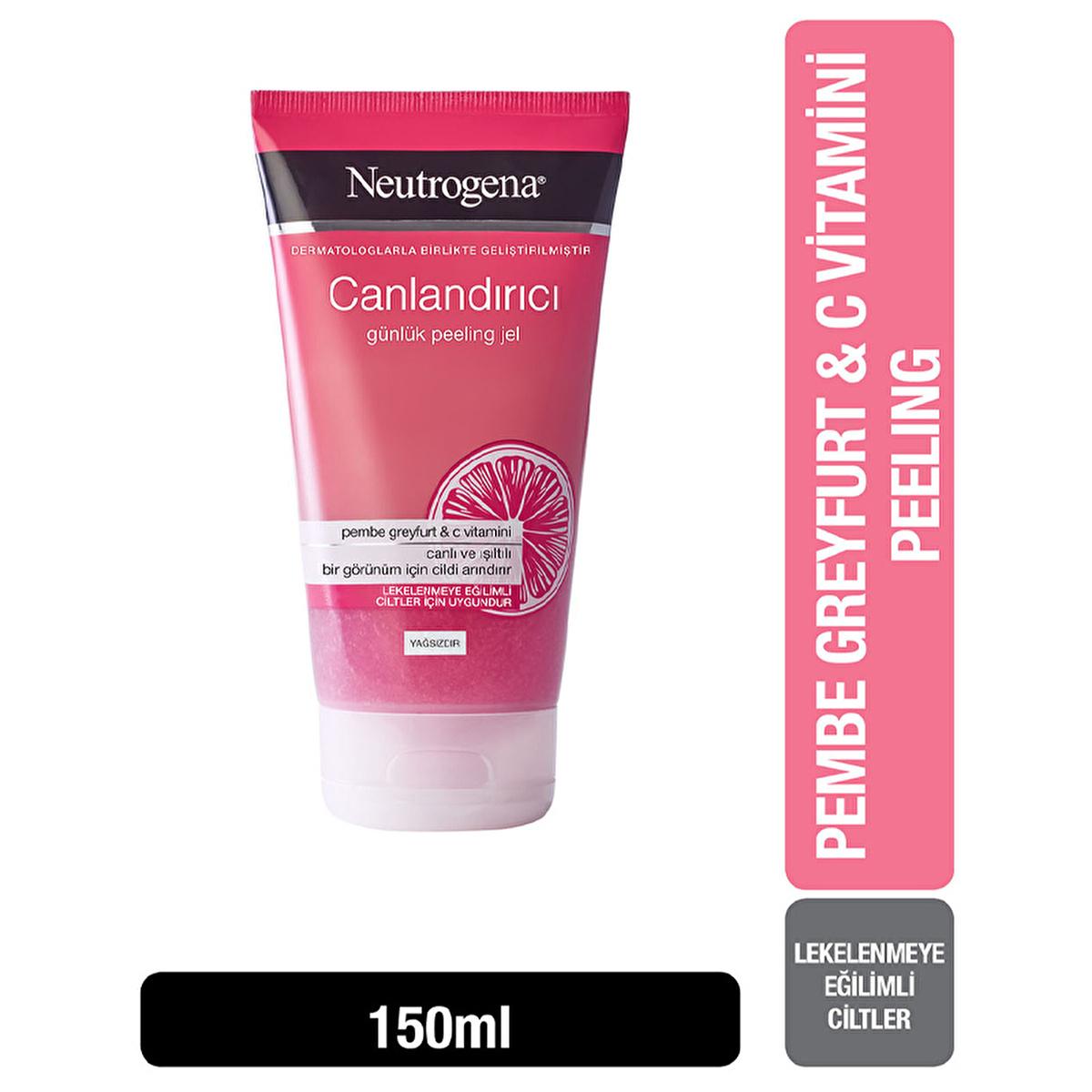 Neutrogena Pink Grapefruit Exfoliating Facial Cleanser: Acne &amp; Blackhead Treatment with Daily Oil-Free Peeling Gel Neutrogena Pink Grapefruit Exfoliating Cleanser | Acne Treatment Neutrogena peeling gel, pink grapefruit face scrub, acne treatment exfoliating cleanser, blackhead removal face wash, daily facial exfoliator, oil-free facial cleanser, facial cleanser, exfoliating cleanser, acne treatment, blackhead removal, pink grapefruit, oil-free, daily cleanser, face wash, skin care, acne-prone skin, refresh
