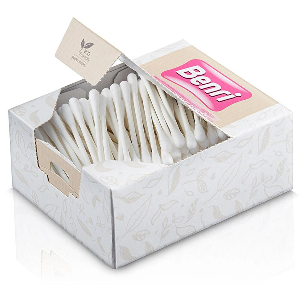 Benri Cotton Buds for Gentle Daily Ear Cleaning 200 Count