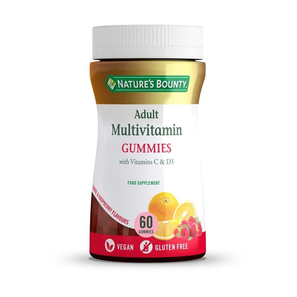 Nature's Bounty Adult Multivitamin Gummies - Chewable Vitamins for Adults with Vitamin C & D Nature's Bounty Adult Multivitamin Gummies - Vitamin C & D adult multivitamin gummies, Nature's Bounty multivitamin, chewable vitamins for adults, multivitamin supplement, Vitamin C and D gummies, dietary supplement, health and wellness, nutritional supplement, strawberry flavor, orange flavor, chewable vitamins, vitamins for adults, health-conscious adults, dietary support