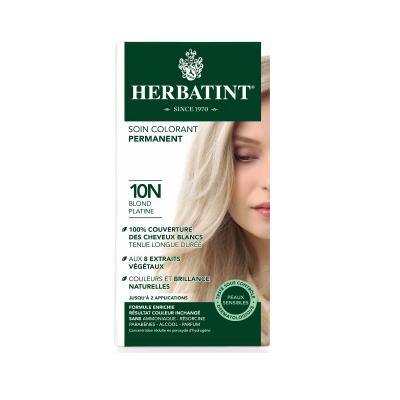 Herbatint Herbal Hair Dye 10N Blond Platine - Platinum Blonde, Ammonia-Free, Natural Hair Coloring - image 2