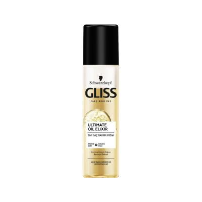 Gliss Ultimate Oil Elixir Leave-In Hair Conditioner for Damaged Hair - 6.76 fl oz Nourishing Treatment with - Conditioner