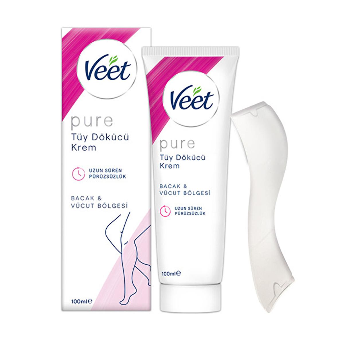 veet pure hair removal cream for normal skin 100 ml, gentle hair removal cream with fresh scent Veet Pure Hair Removal Cream for Normal Skin - Gentle Formula for Women | 3-6 Minutes Fast Results, 100 ml Veet Pure Hair Removal Cream - For Normal Skin veet, hair-removal-cream, normal-skin, womens-grooming, smooth-skin, ammonia-free, self-care, personal-care, fast-results, ai-generated