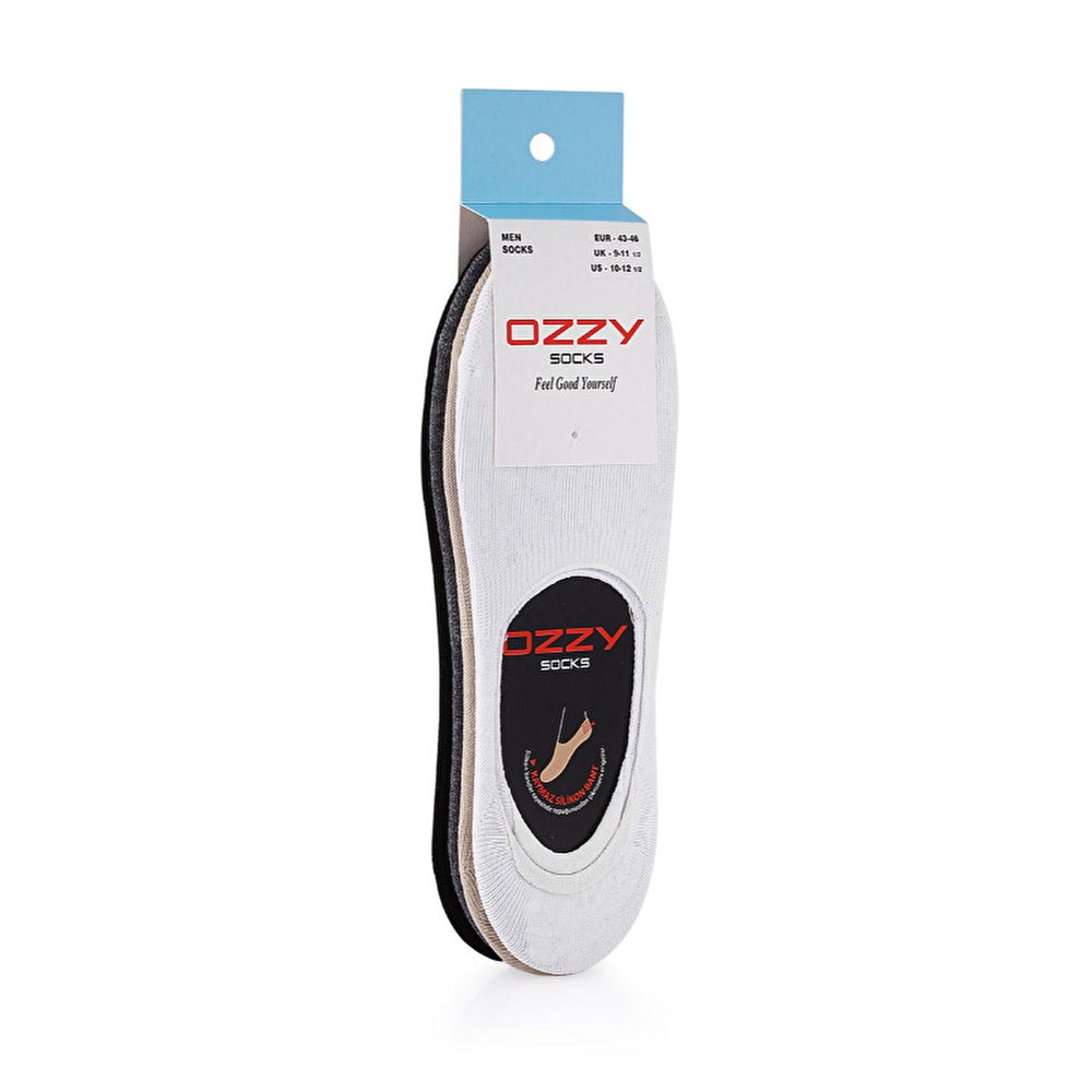 Ozzy Socks Men's Seamless Socks 4-Pack - Comfortable, Breathable Footwear for Men - Sizes 43/46 - Hygiene Products