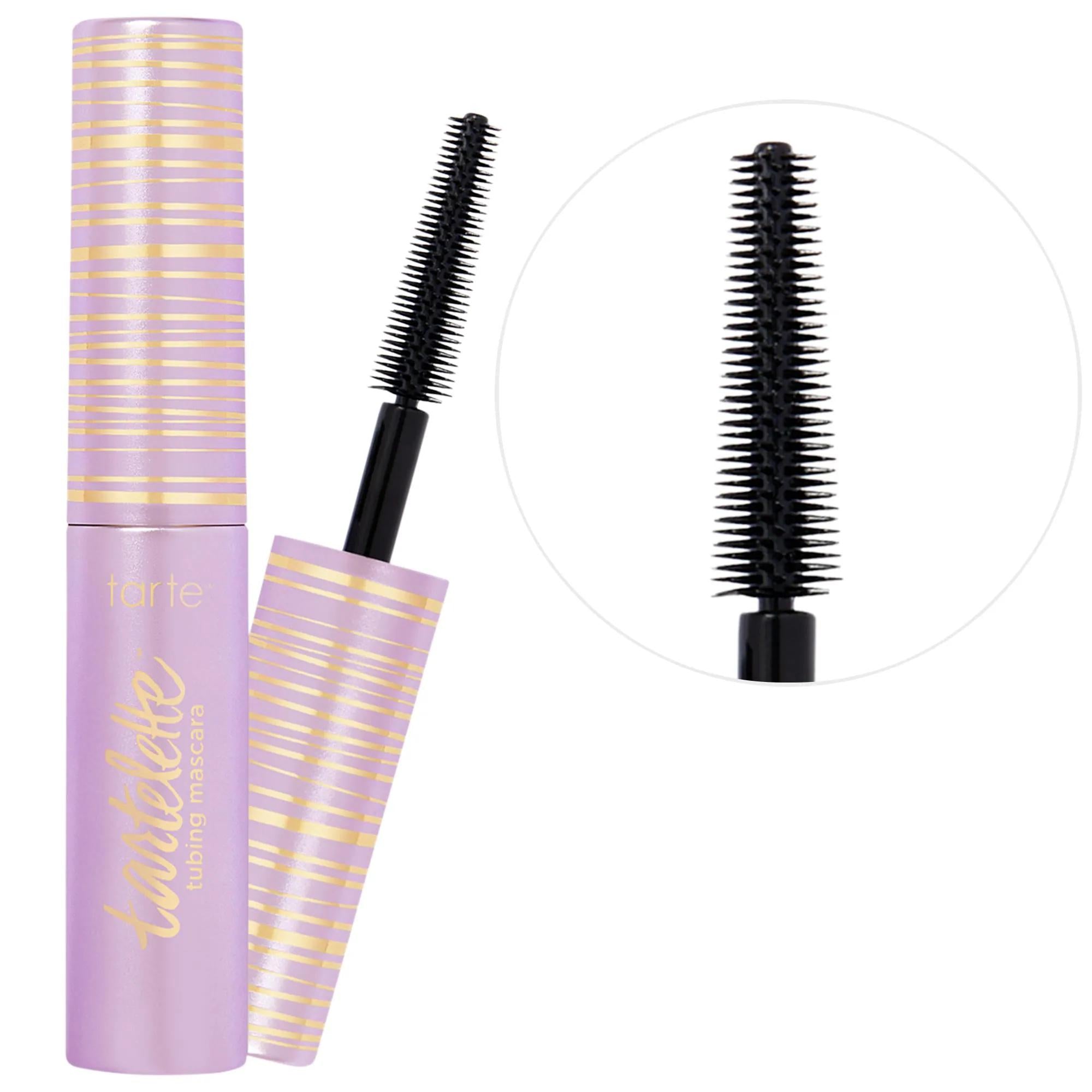 tartelette Tubing Mascara - Long-Lasting, Volumizing, Vegan, Smudgeproof - 24 Hour Wear tartelette Tubing Mascara - 24 Hour Long-Lasting, Volumizing &amp; Vegan long-lasting mascara, tubing mascara, vegan mascara, smudgeproof mascara, volumizing and lengthening mascara, beauty, cosmetics, eye makeup, cruelty-free, eco-friendly, sustainable beauty, sensitive eye makeup, vegan beauty products, lash enhancement, conditioning mascara, 24 hour wear mascara