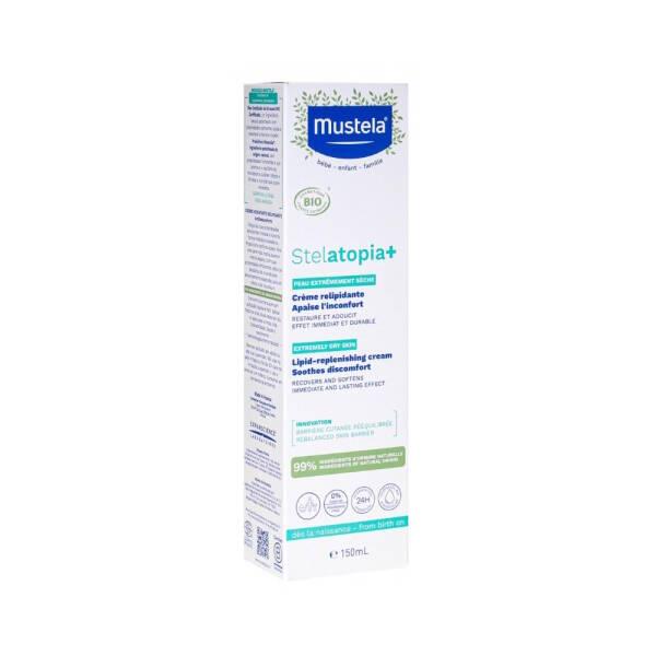 Mustela Stelatopia Moisturizing Cream for Sensitive Skin - 150ml Hydrating Relief for Dry, Irritated Skin - image 4